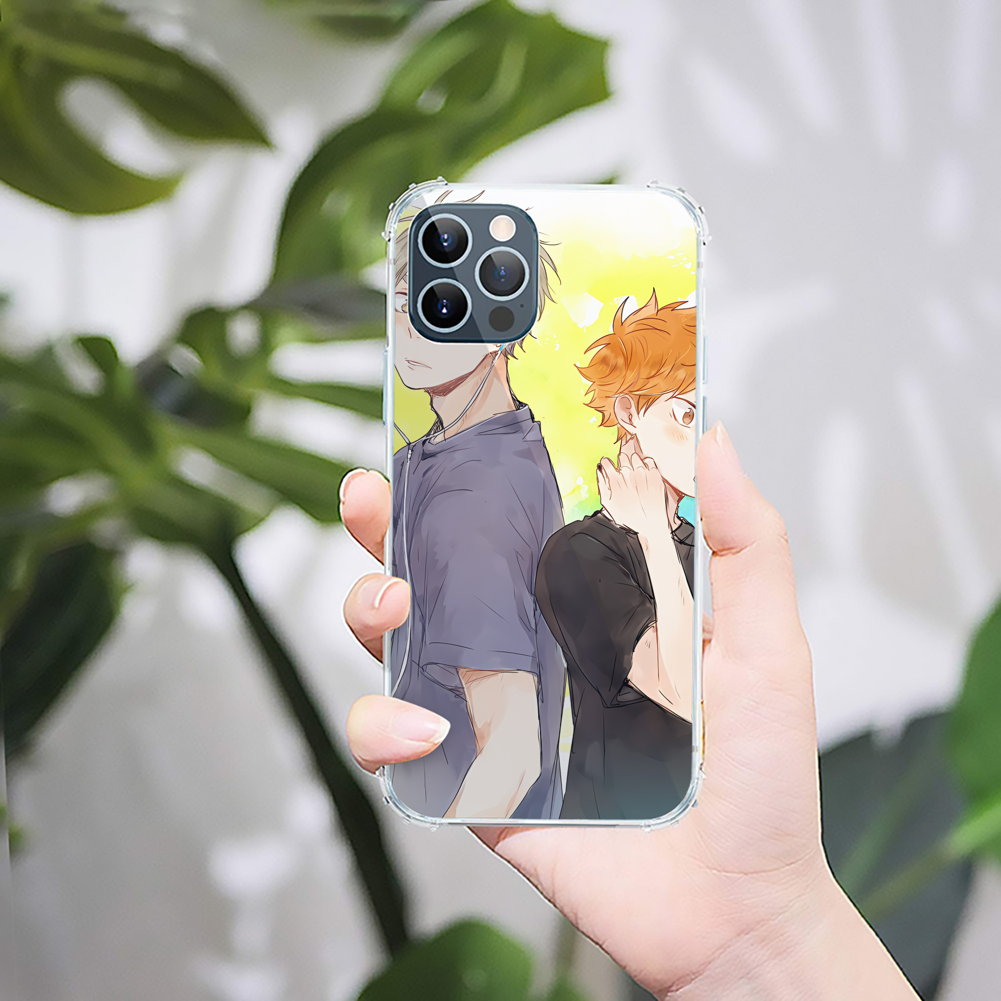 （画像用） ハイキュー!! Haikyu!! 【iPhone 12シリーズ対応】透明スマホケース（クリアソフトケース）